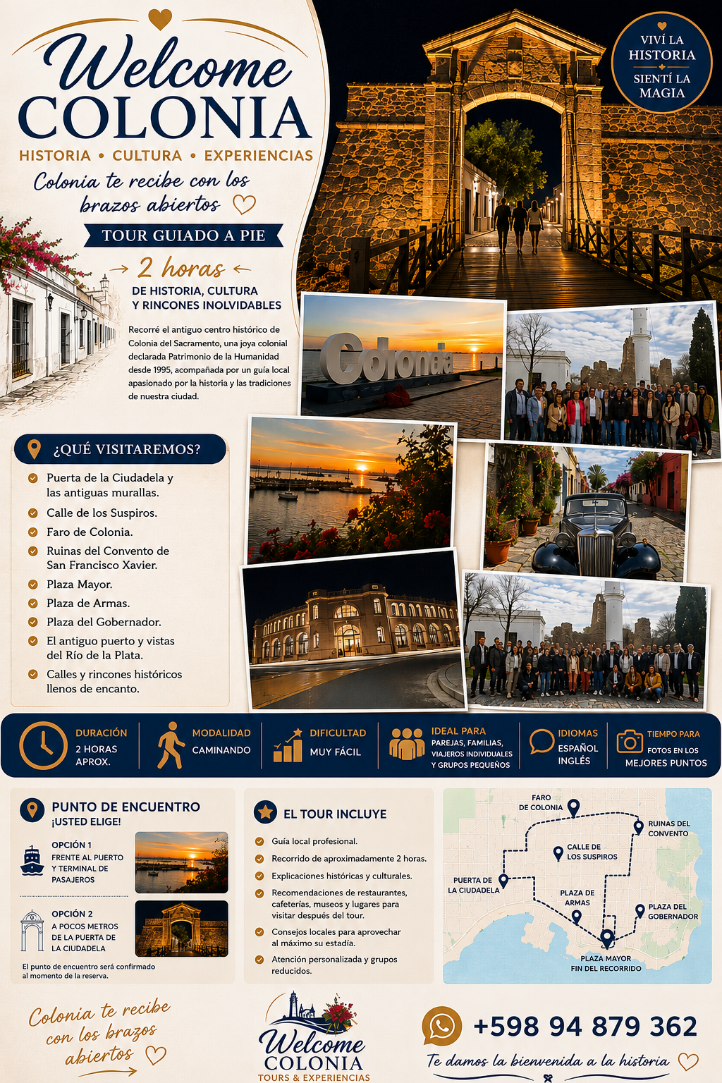 Guided tour in Colonia del Sacramento